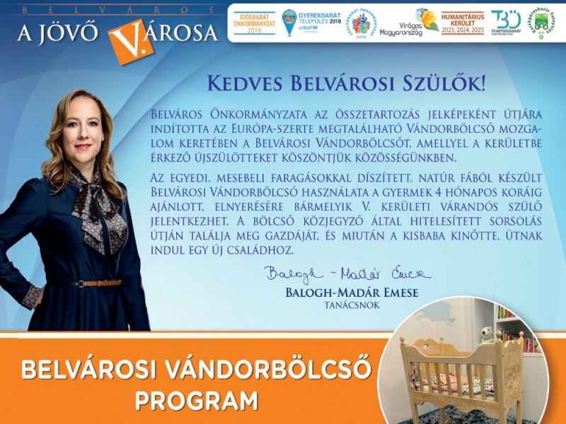Belvárosi vándorbölcső program Belvárosi vándorbölcső program